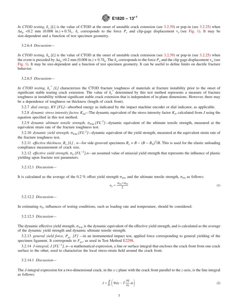 REDLINE ASTM E1820-13e1 - Standard Test Method for  Measurement of Fracture Toughness