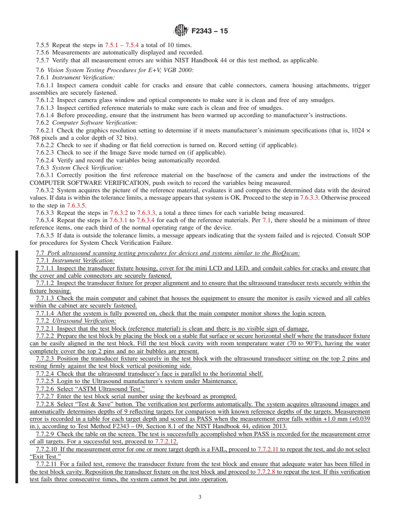 REDLINE ASTM F2343-15 - Standard Test Method for Livestock, Meat, and Poultry Evaluation Devices