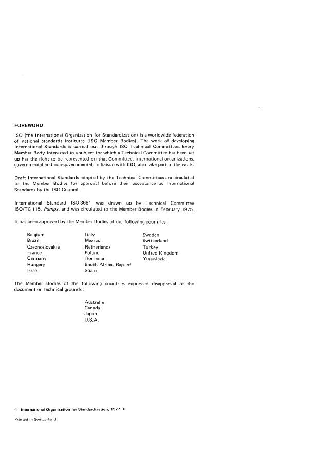 ISO 3661:1977 ISO 3661:1977 - End-suction centrifugal pumps -- Baseplate and installation dimensions - Page 2 preview