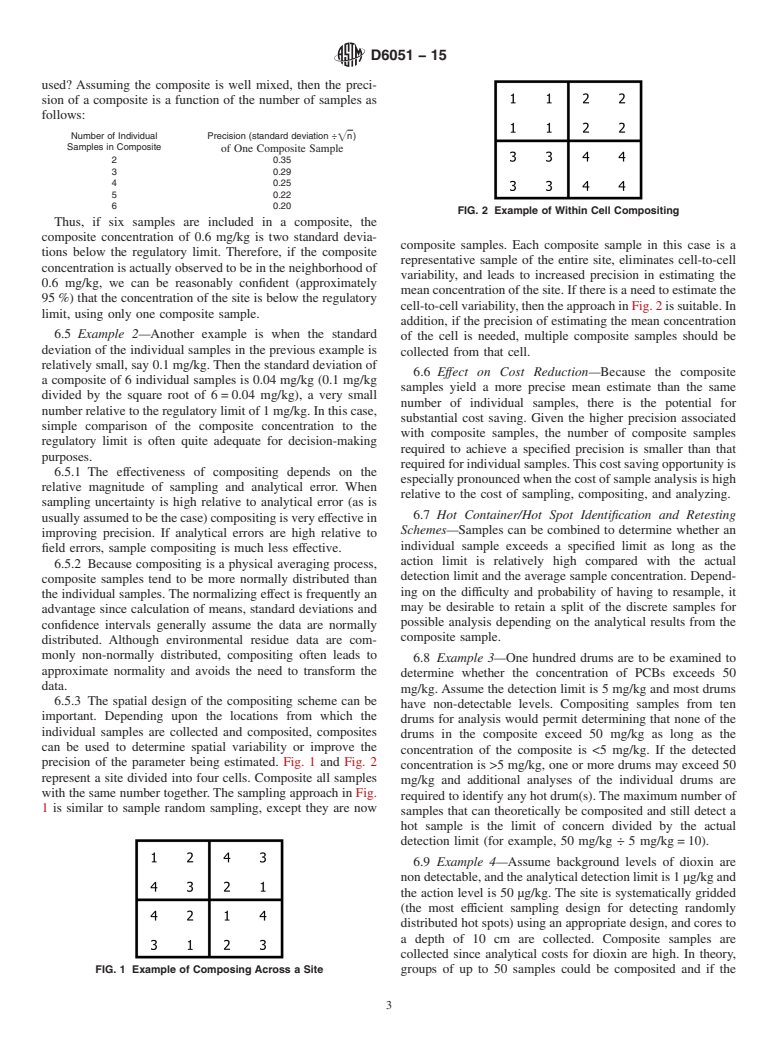 ASTM D6051-15 - Standard Guide for  Composite Sampling and Field Subsampling for Environmental  Waste Management Activities