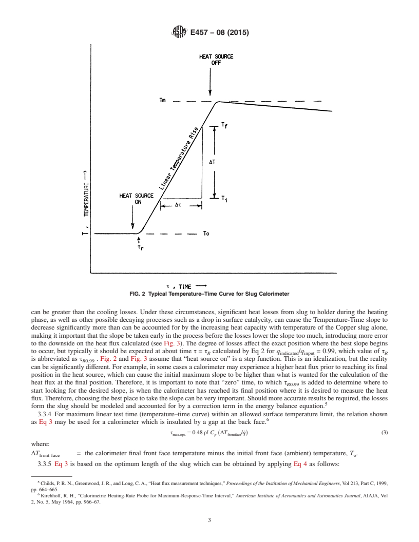 REDLINE ASTM E457-08(2015) - Standard Test Method for  Measuring Heat-Transfer Rate Using a Thermal Capacitance (Slug)  Calorimeter