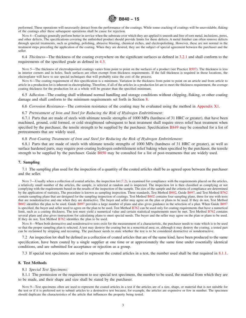 REDLINE ASTM B840-15 - Standard Specification for  Electrodeposited Coatings of Zinc Cobalt Alloy Deposits