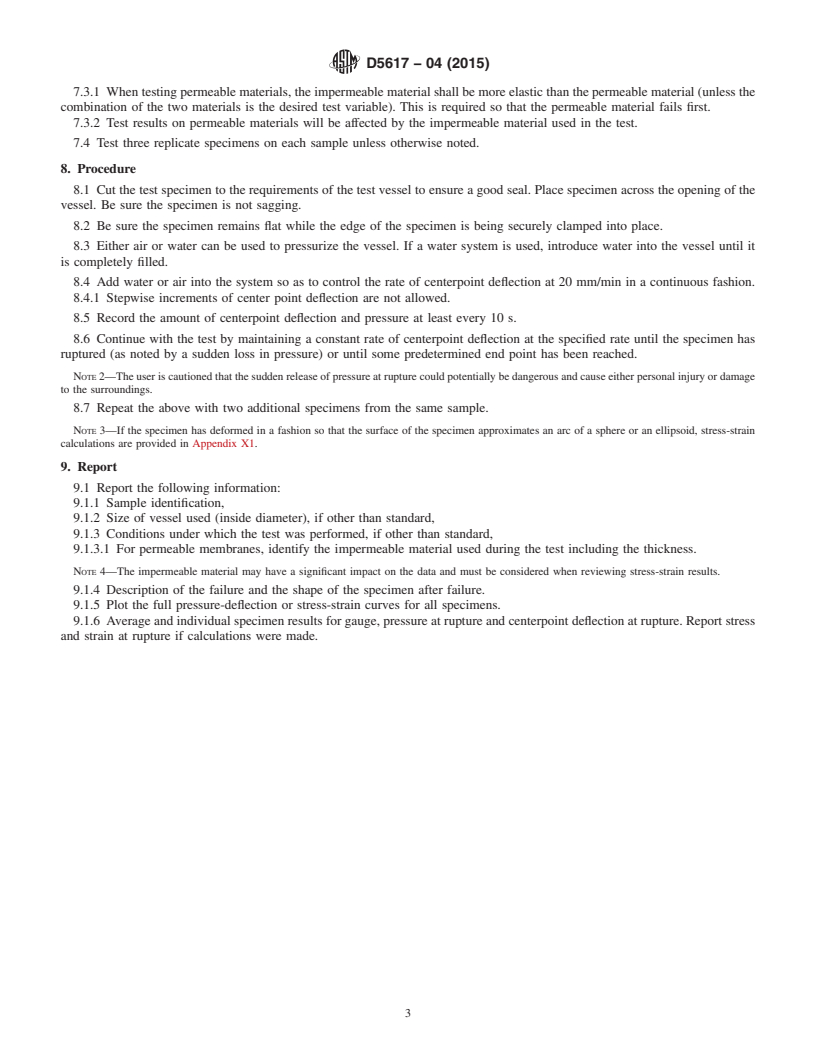 REDLINE ASTM D5617-04(2015) - Standard Test Method for Multi-Axial Tension Test for Geosynthetics