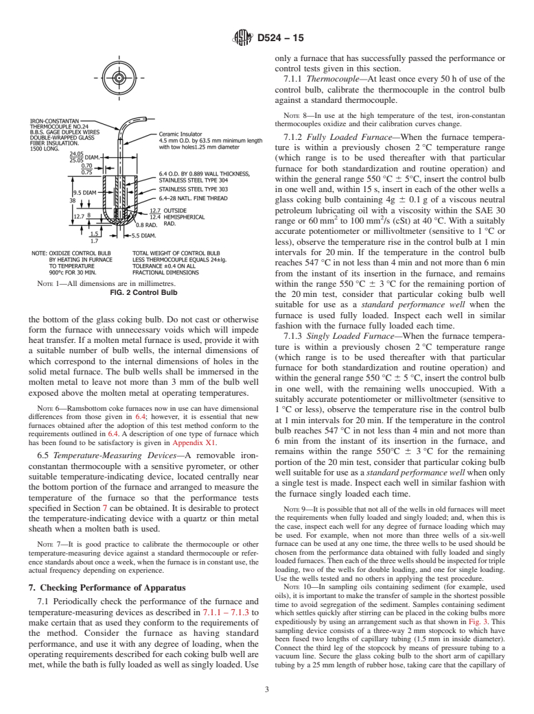 ASTM D524-15 - Standard Test Method for  Ramsbottom Carbon Residue of Petroleum Products