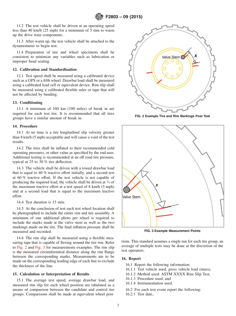 ASTM F2803-09(2015) - Standard Test Method for  Evaluating Rim Slip Performance of Tires and Wheels