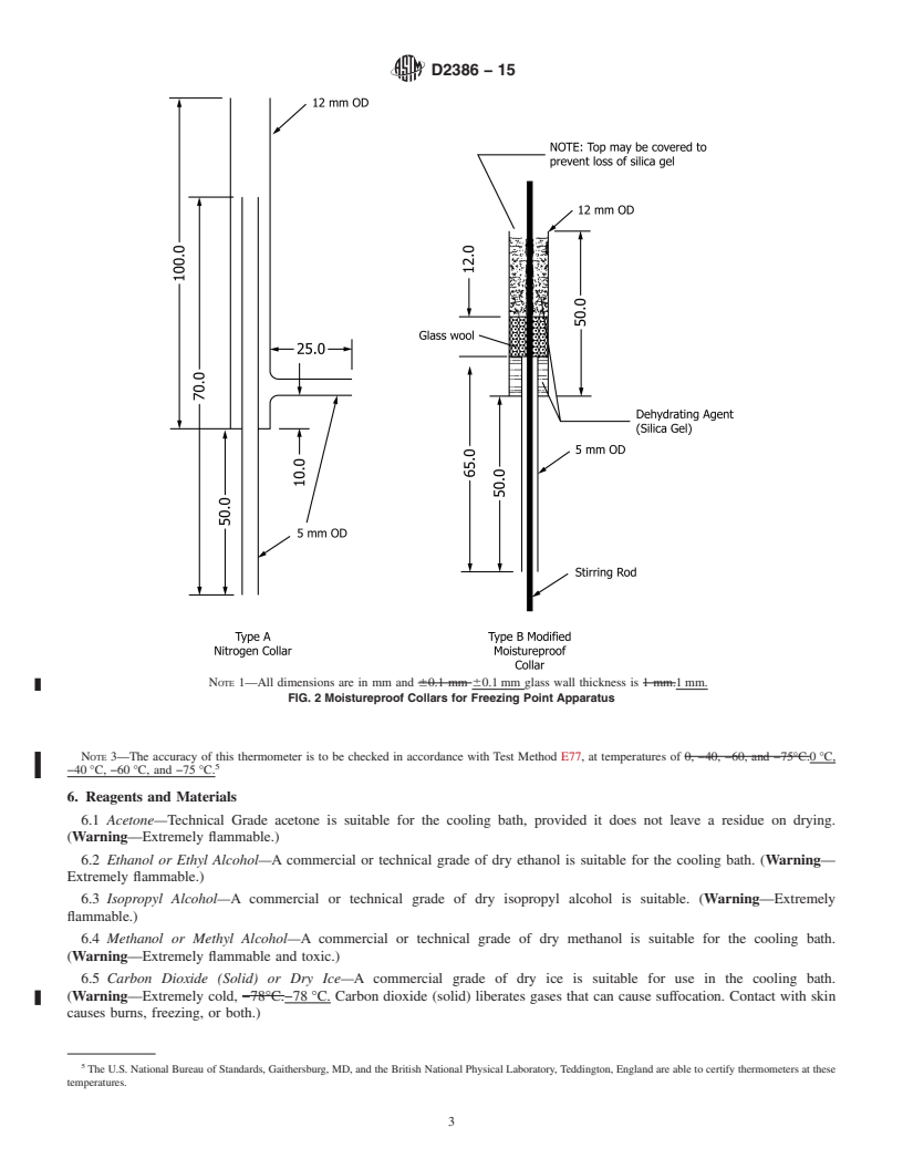 REDLINE ASTM D2386-15 - Standard Test Method for  Freezing Point of Aviation Fuels