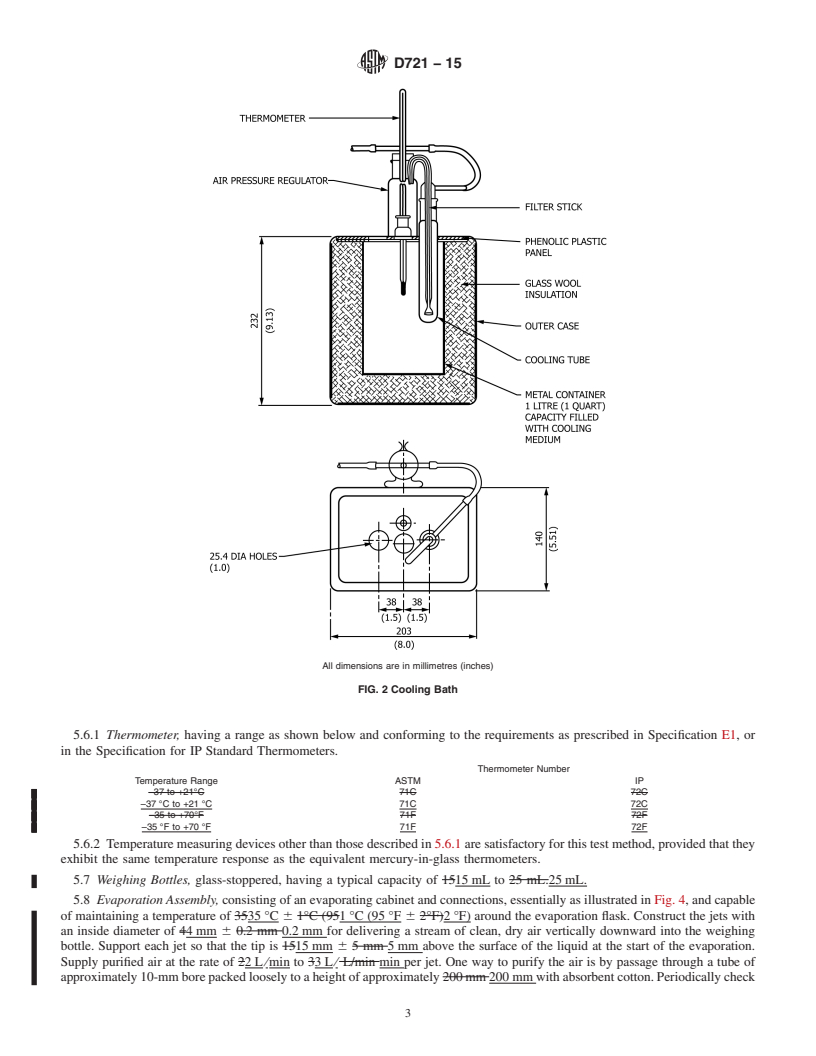 REDLINE ASTM D721-15 - Standard Test Method for  Oil Content of Petroleum Waxes