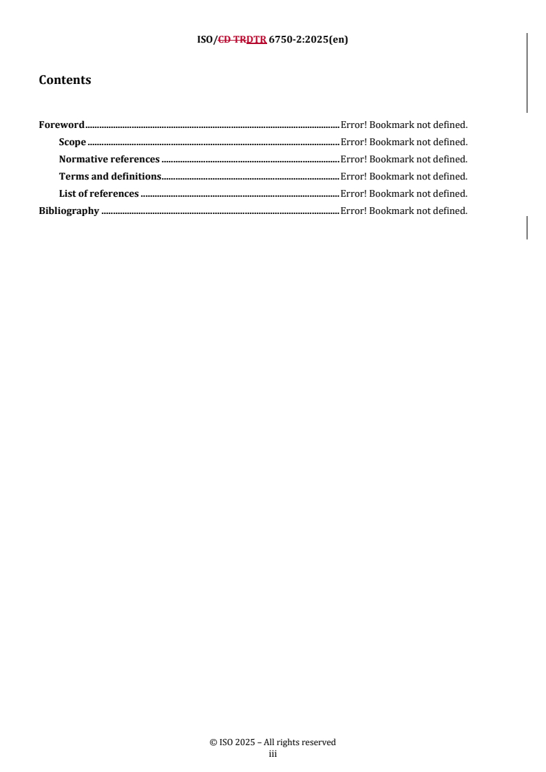 REDLINE ISO/DTR 6750-2 - Earth-moving machinery — Operator's manual — Part 2: List of references
Released:25. 03. 2025