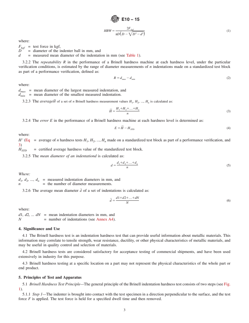 ASTM E10-15 - Standard Test Method for Brinell Hardness of Metallic ...