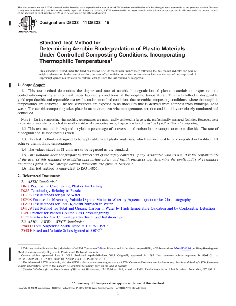 Astm D Standard Test Method For Determining Aerobic Biodegradation Of Plastic Materials