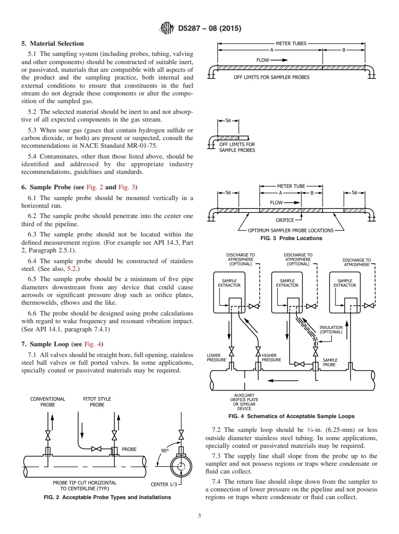 ASTM D5287-08(2015) - Standard Practice for  Automatic Sampling of Gaseous Fuels (Withdrawn 2024)