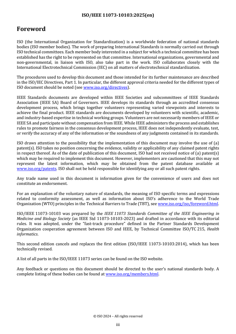 ISO/IEEE FDIS 11073-10103 - Health informatics — Device interoperability — Part 10103: Nomenclature — Implantable device, cardiac
Released:24. 03. 2025