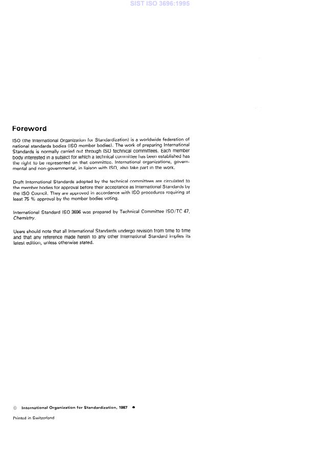 ISO 3696:1987 ISO 3696:1995 - Page 4 preview