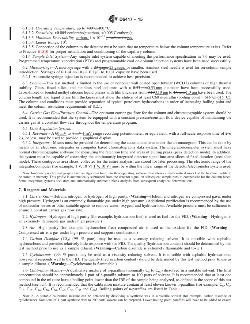 REDLINE ASTM D6417-15 - Standard Test Method for  Estimation of Engine Oil Volatility by Capillary Gas Chromatography