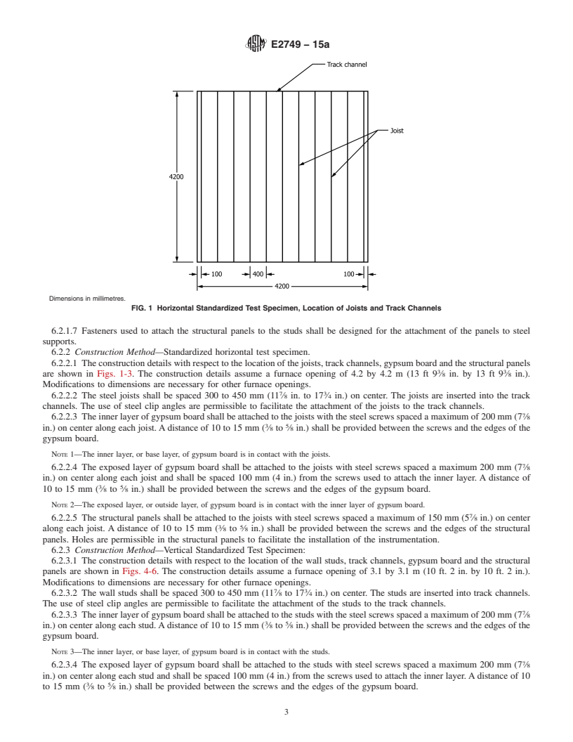 REDLINE ASTM E2749-15a - Standard Practice for  Measuring the Uniformity of Furnace Exposure on Test Specimens