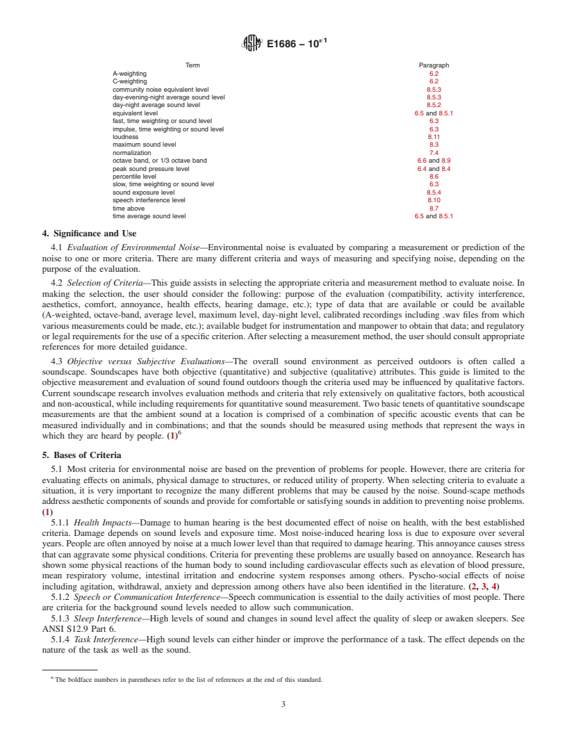 REDLINE ASTM E1686-10e1 - Standard Guide for  Applying Environmental Noise Measurement Methods and Criteria