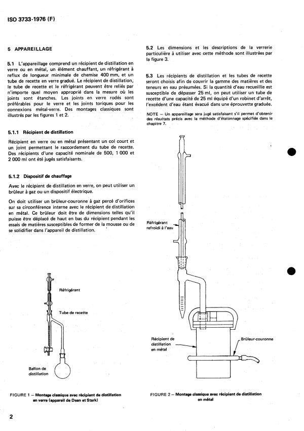 ISO 3733:1976 ISO 3733:1976 - Produits pétroliers et produits bitumineux -- Détermination de la teneur en eau -- Méthode par distillation - Page 4 preview