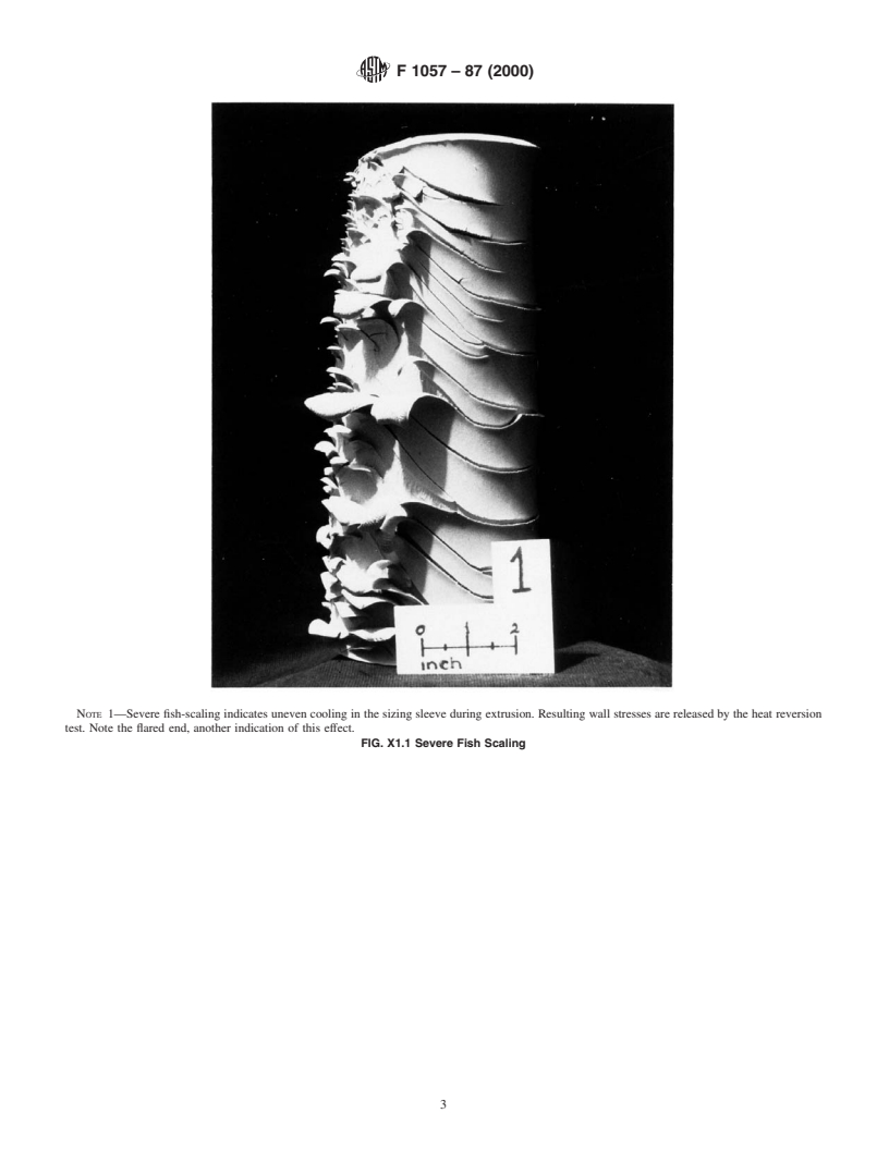 ASTM F1057-87(2000) - Standard Practice for Estimating the Quality of Extruded Poly (Vinyl Chloride) (PVC) Pipe by the Heat Reversion Technique