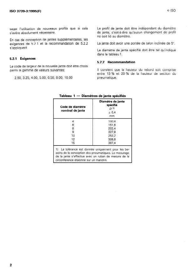 ISO 3739-3:1995 ISO 3739-3:1995 - Pneumatiques et jantes pour matériel de manutention - Page 4 preview