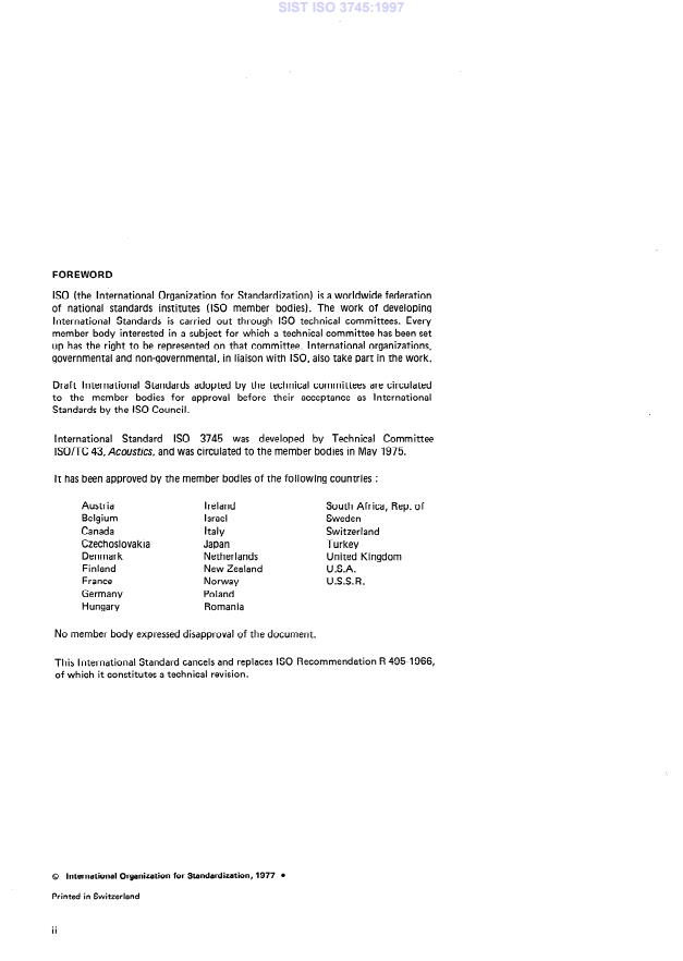 ISO 3745:1977 ISO 3745:1997 - Page 4 preview