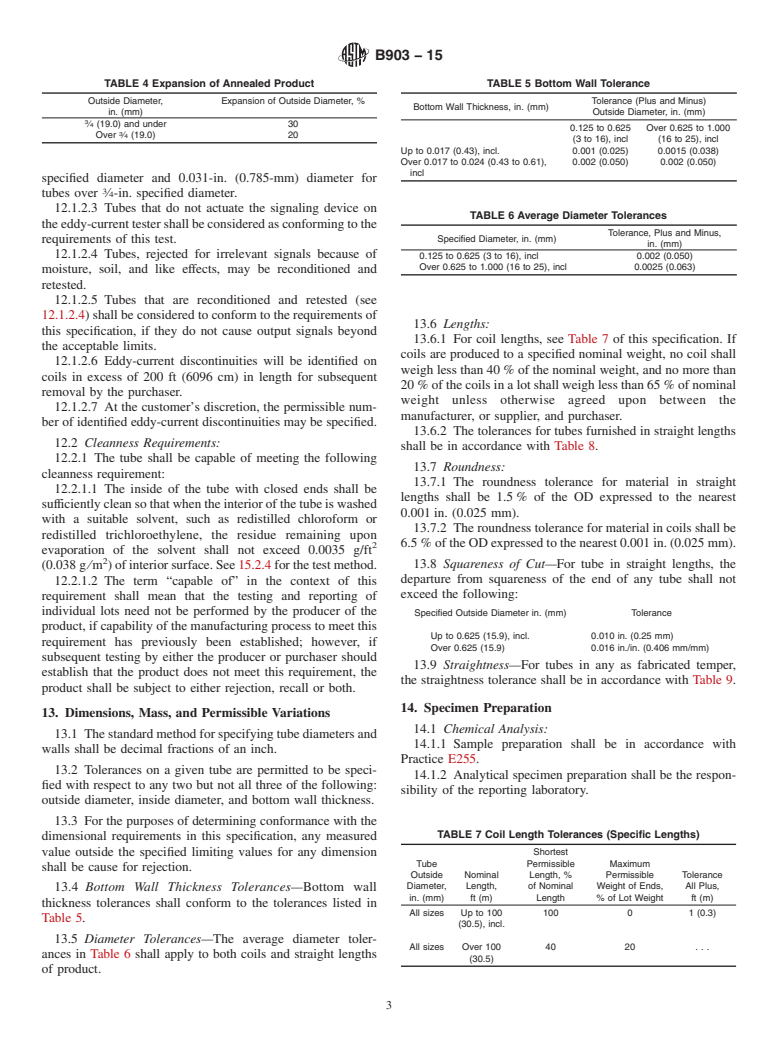 ASTM B903-15 - Standard Specification for Seamless Copper Heat Exchanger Tubes With Internal Enhancement