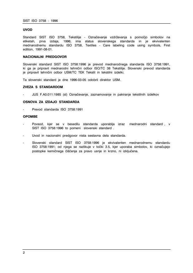 ISO 3758:1991 ISO 3758:1996 - Page 2 preview