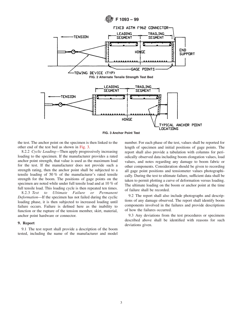 ASTM F1093-99 - Standard Test Methods for Tensile Strength Characteristics of Oil Spill Response Boom