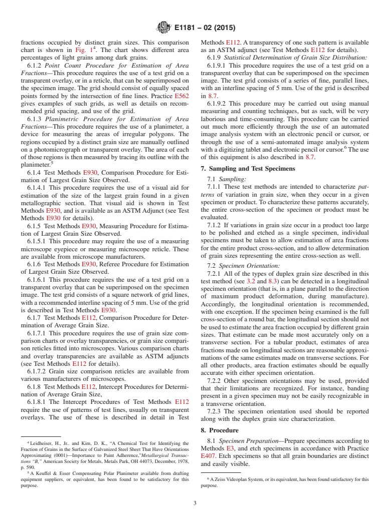 ASTM E1181-02(2015) - Standard Test Methods for  Characterizing Duplex Grain Sizes