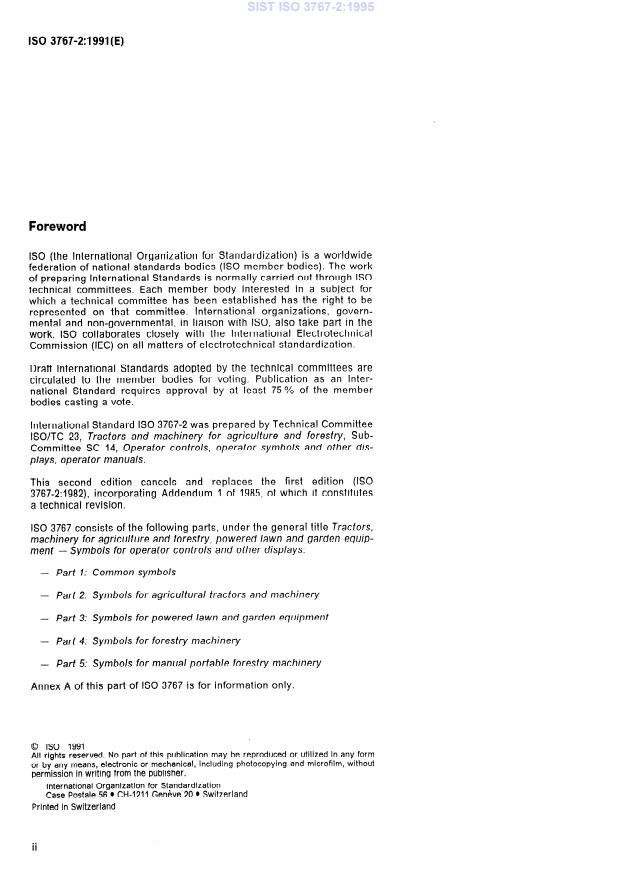 ISO 3767-2:1991 ISO 3767-2:1995 - Page 4 preview