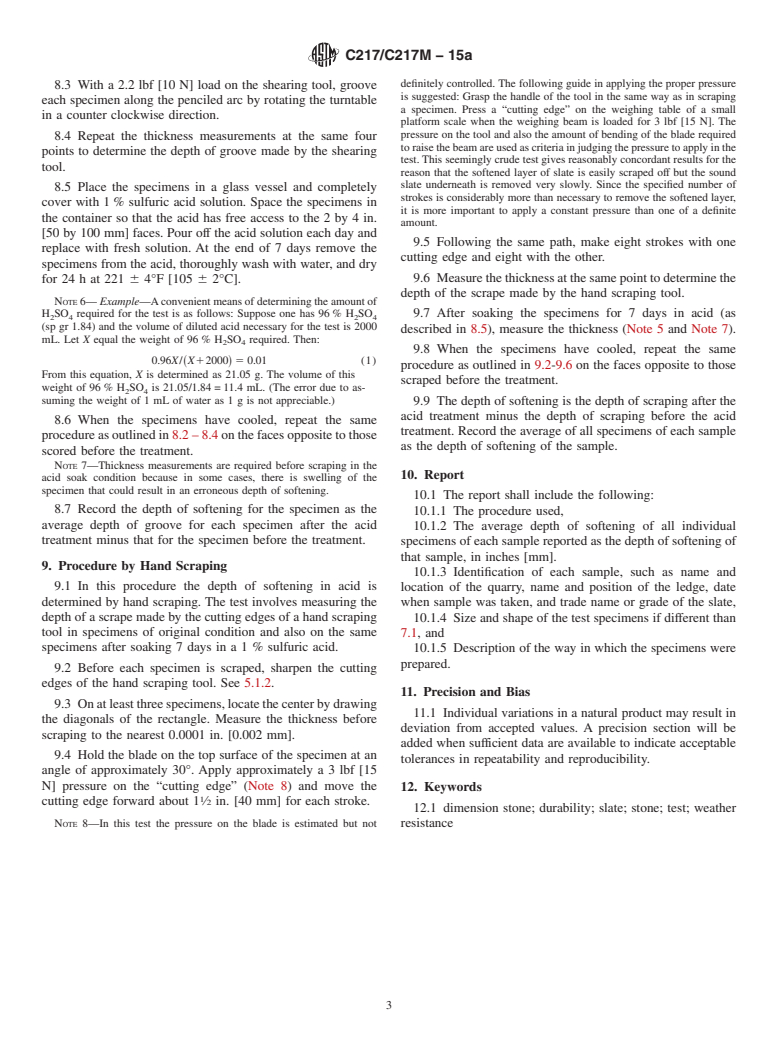 ASTM C217/C217M-15a - Standard Test Method for  Weather Resistance of Slate