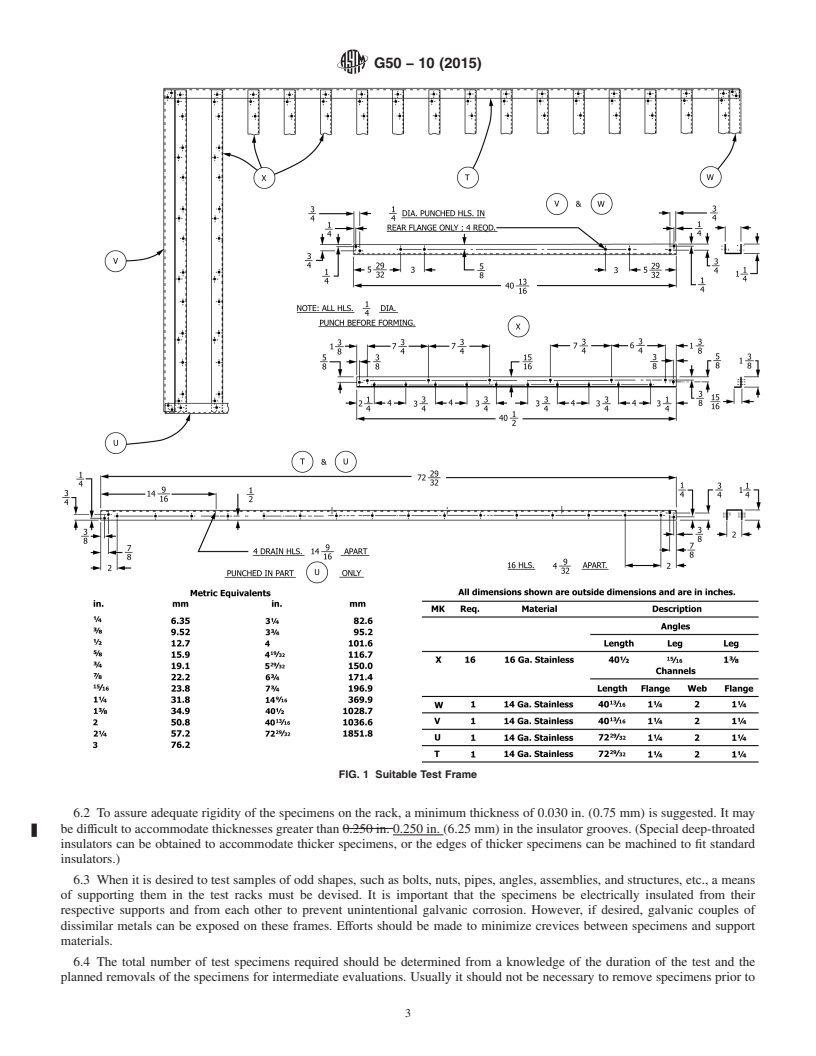 REDLINE ASTM G50-10(2015) - Standard Practice for  Conducting Atmospheric Corrosion Tests on Metals