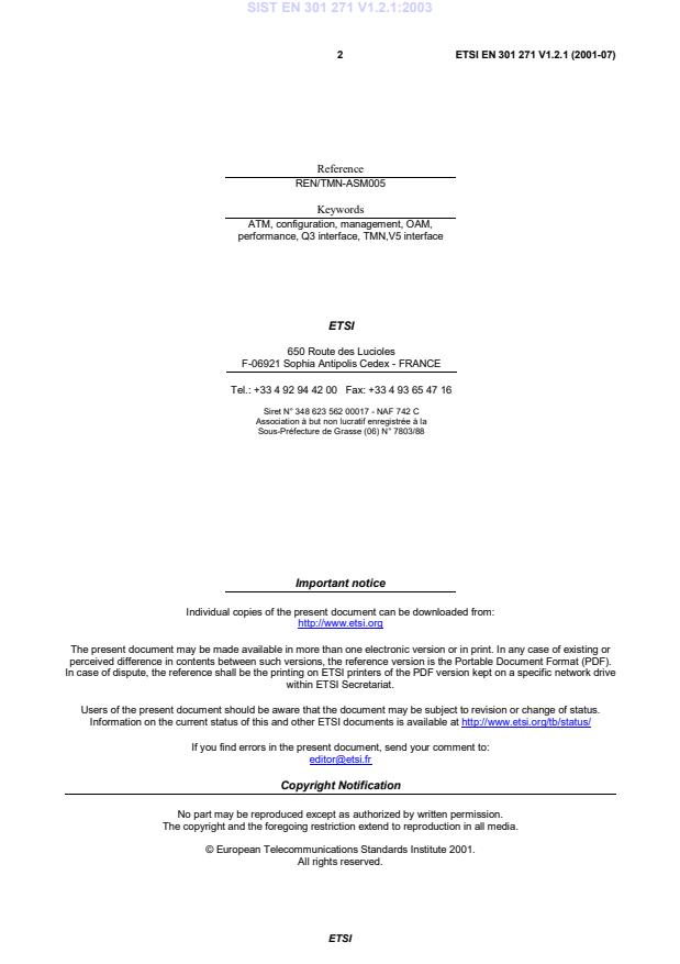 SIST EN 301 271 V1.2.1:2003 SIST EN 301 271 V1.2.1:2003 - Page 4 preview