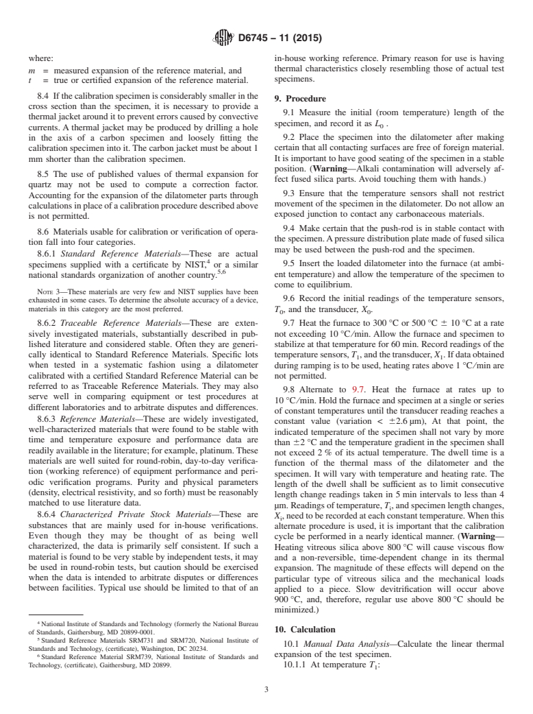 ASTM D6745-11(2015) - Standard Test Method for  Linear Thermal Expansion of Electrode Carbons