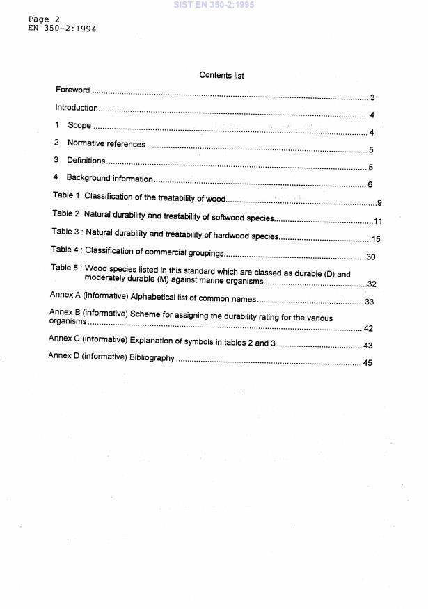 EN 350-2:1994 EN 350-2:1995 - Page 4 preview