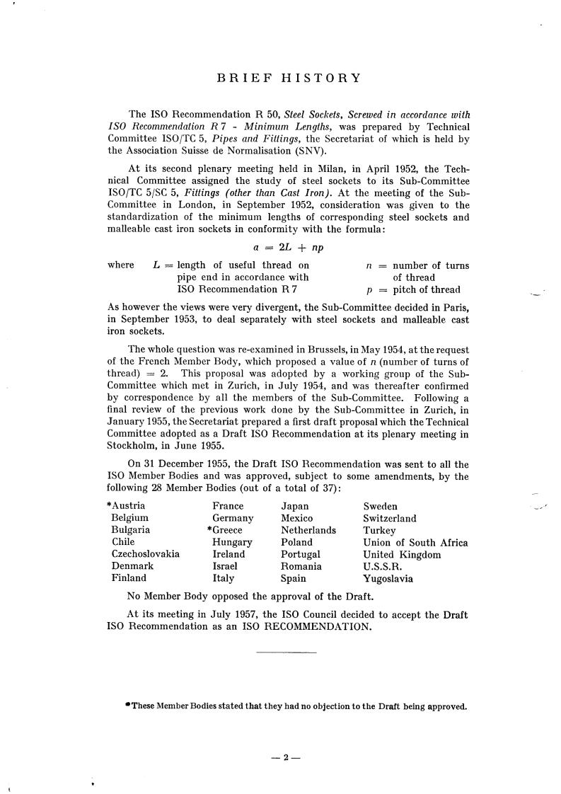 ISO/R 50:1957 ISO/R 50:1957 - Title missing - Legacy paper document
Released:1/1/1957 - Page 2 preview