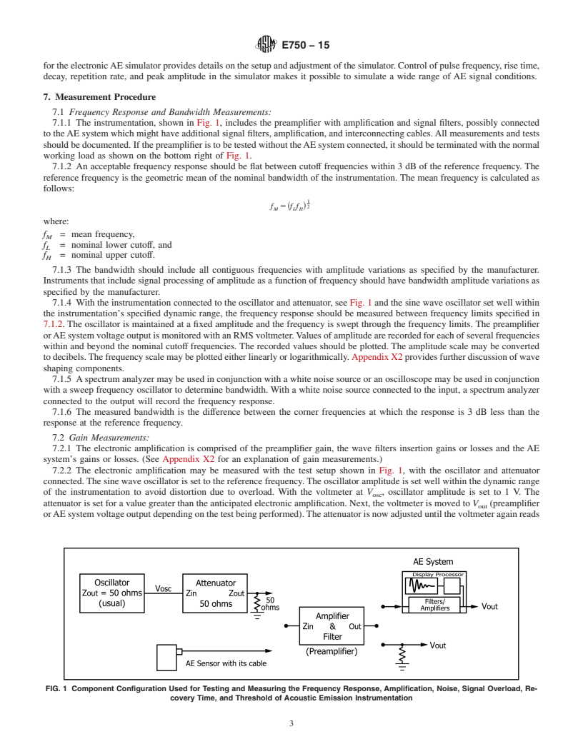 REDLINE ASTM E750-15 - Standard Practice for  Characterizing Acoustic Emission Instrumentation