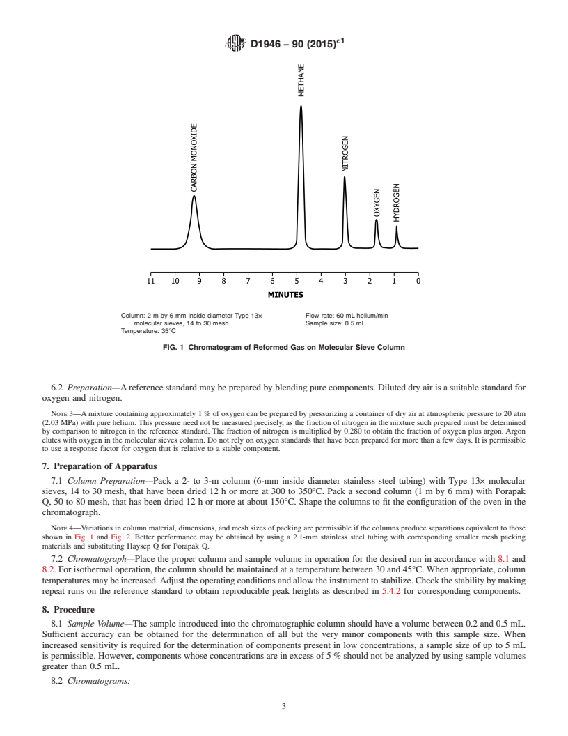 REDLINE ASTM D1946-90(2015)e1 - Standard Practice for  Analysis of Reformed Gas by Gas Chromatography