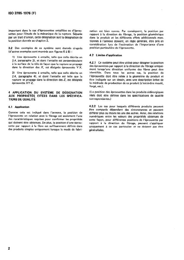 ISO 3785:1976 ISO 3785:1976 - Acier -- Désignation des axes des éprouvettes - Page 4 preview