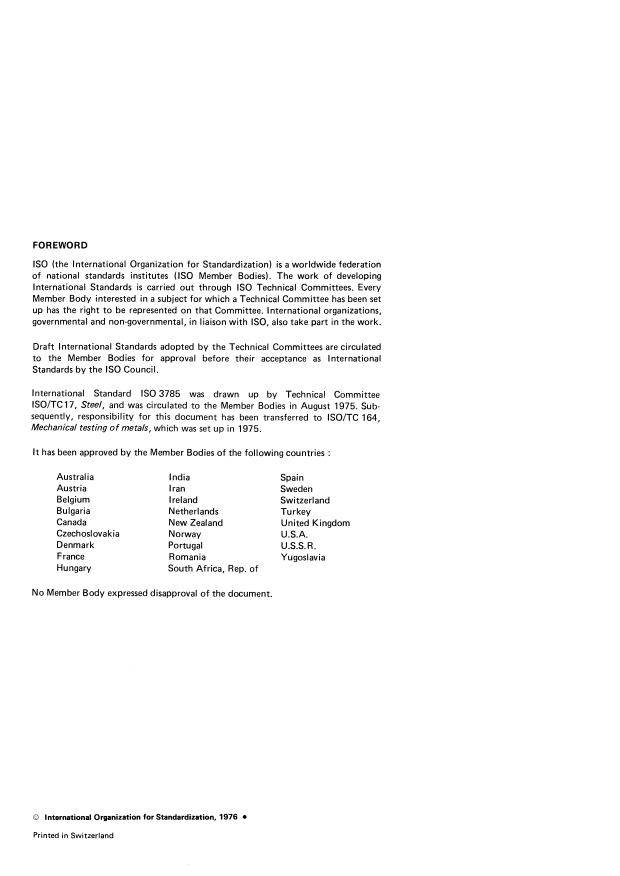 ISO 3785:1976 ISO 3785:1976 - Steel -- Designation of test piece axes - Page 2 preview
