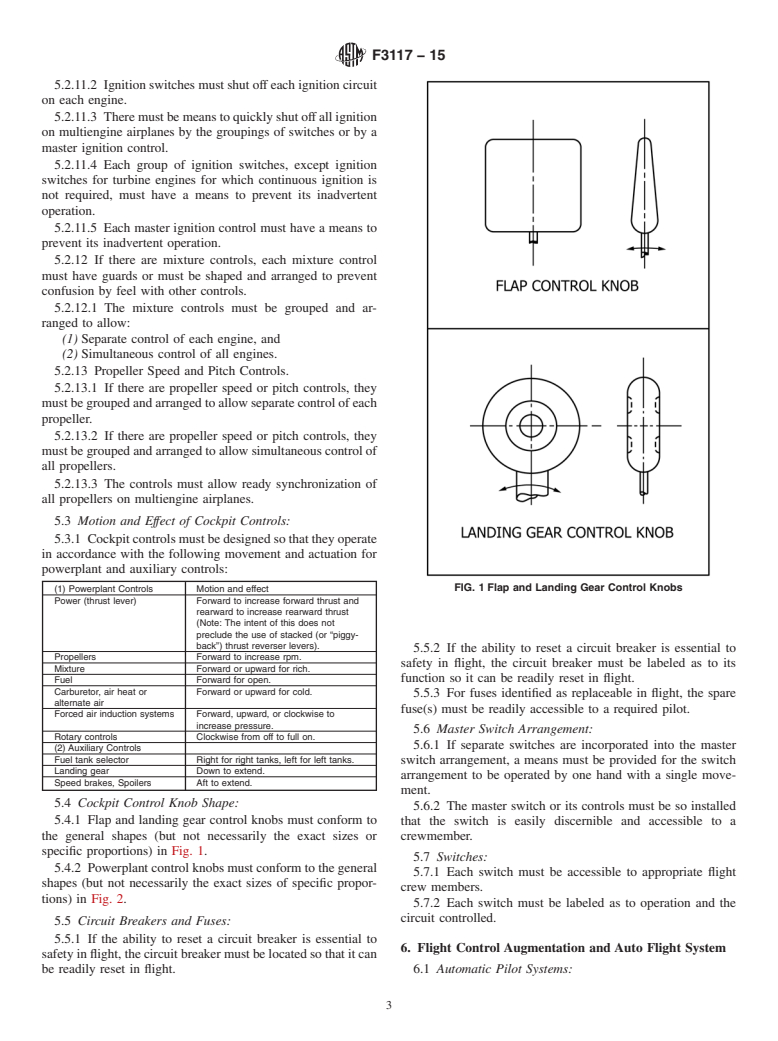ASTM F3117-15 - Standard Specification for Crew Interface in Aircraft
