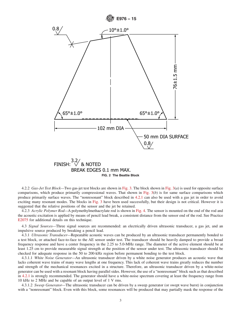 REDLINE ASTM E976-15 - Standard Guide for  Determining the Reproducibility of Acoustic Emission Sensor  Response