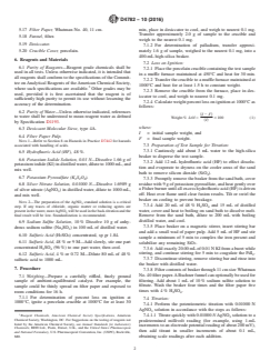 ASTM D4782-10(2016) ASTM D4782-10(2016) - Standard Test Method for Palladium in Molecular Sieve Catalyst by Wet Chemistry - Page 2 preview
