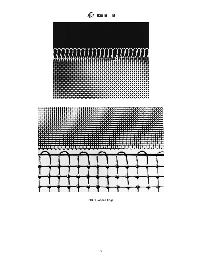 REDLINE ASTM E2016-15 - Standard Specification for  Industrial Woven Wire Cloth