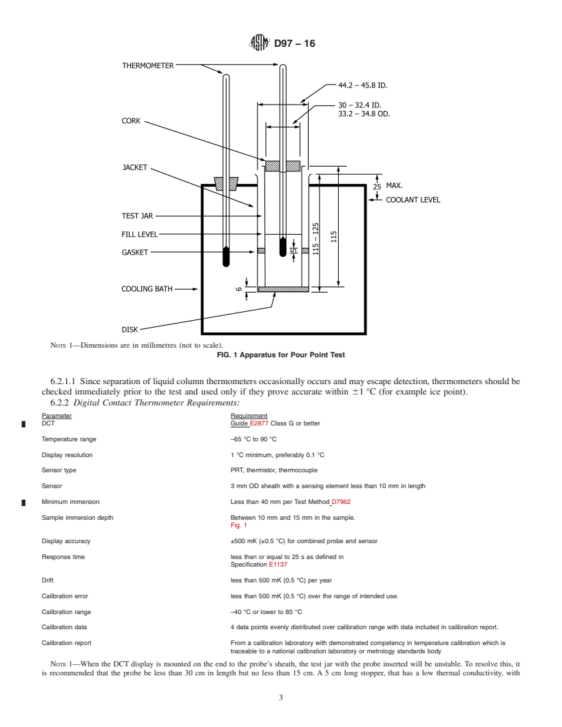 REDLINE ASTM D97-16 - Standard Test Method for Pour Point of Petroleum Products