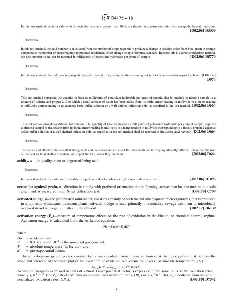 REDLINE ASTM D4175-16 - Standard Terminology Relating to Petroleum Products, Liquid Fuels, and Lubricants