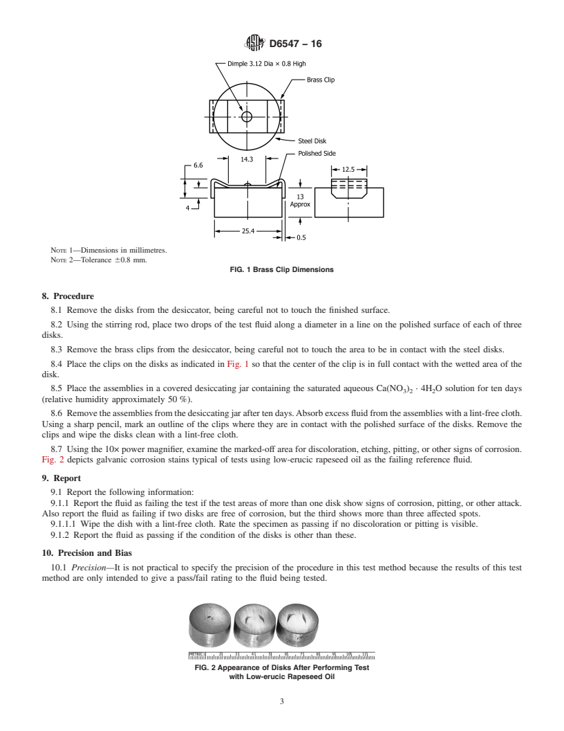 REDLINE ASTM D6547-16 - Standard Test Method for Corrosiveness of Lubricating Fluid to Bimetallic Couple