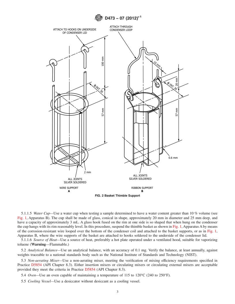 REDLINE ASTM D473-07(2012)e1 - Standard Test Method for Sediment in Crude Oils and Fuel Oils by the Extraction Method