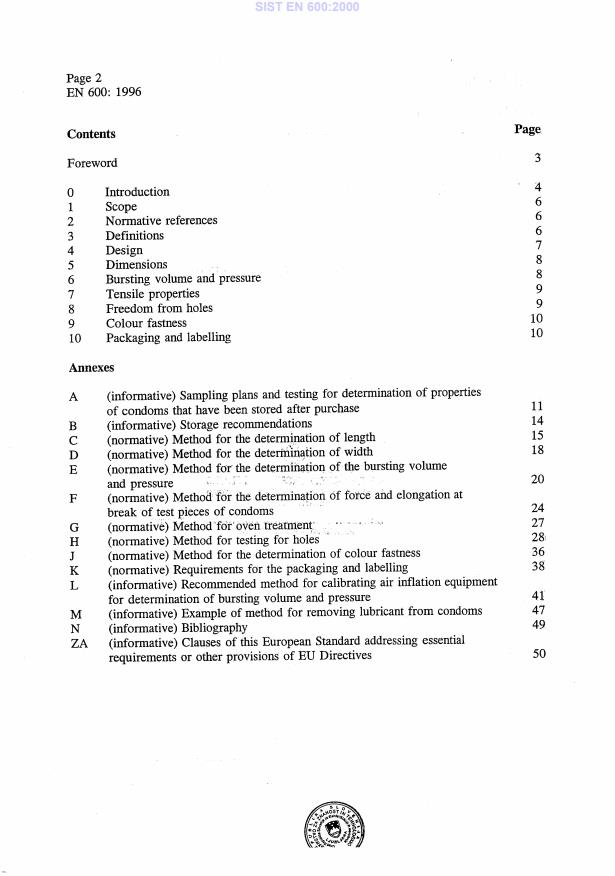 EN 600:1996 EN 600:2000 - Page 4 preview
