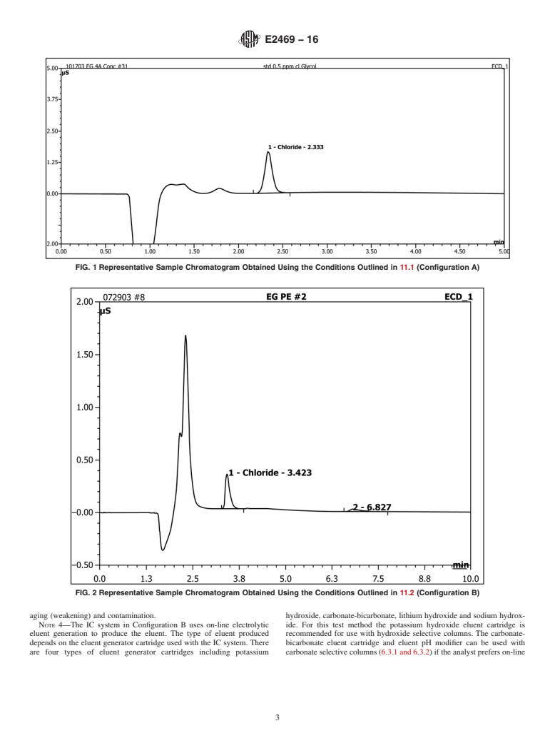 ASTM E2469-16 - Standard Test Method for Chloride in Mono-, Di- and Tri-ethylene Glycol by Ion Chromatography