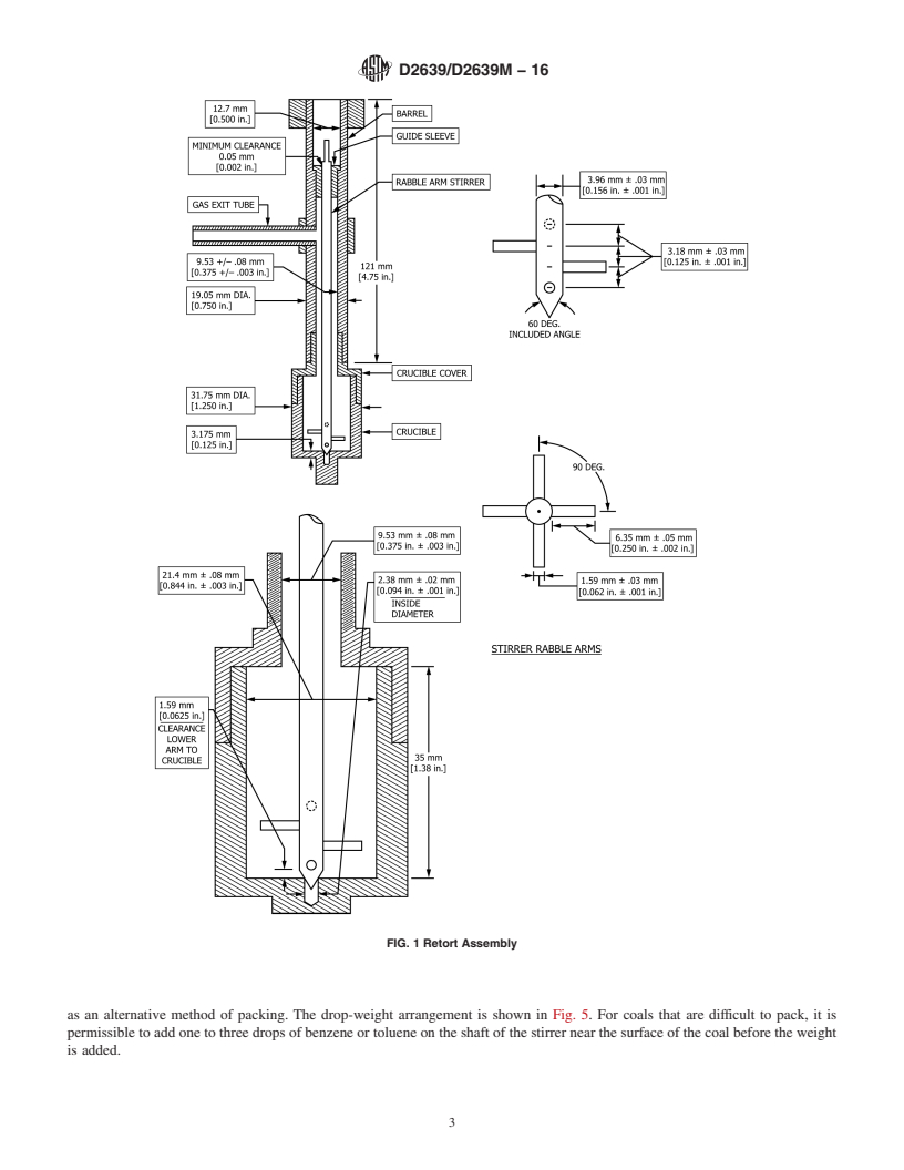 REDLINE ASTM D2639/D2639M-16 - Standard Test Method for Plastic Properties of Coal by the Constant-Torque Gieseler  Plastometer